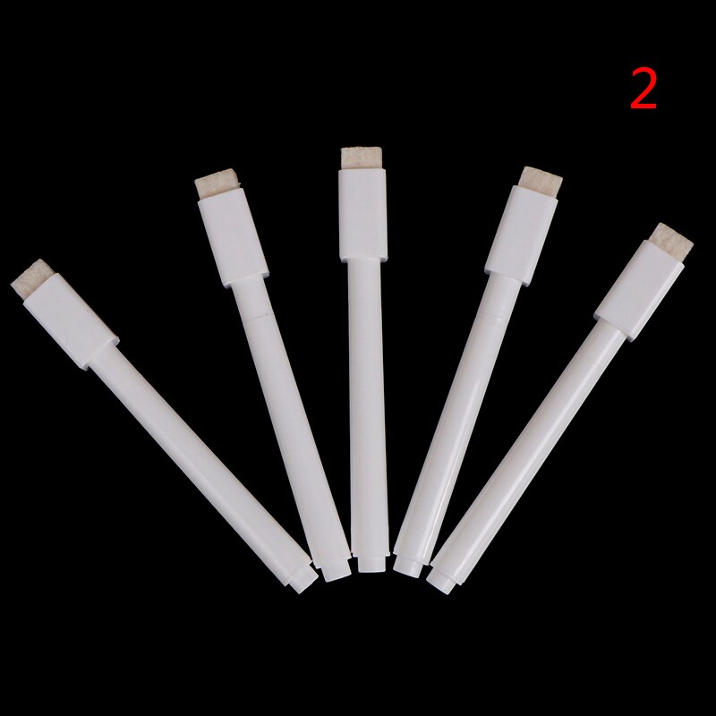 3/5Pcs Uitwisbare Witte Vloeistof Krijt Pen/Marker Voor Ramen Krijtbord: 5pcs