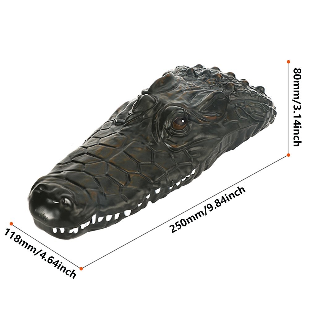 2,4G RC Krokodil Elektrische RC Boot Gag Lustige Spielzeug High-speed Wasserdichte Fernbedienung Wasserfahrzeuge Spielzeug für Sommer wasser Spaß