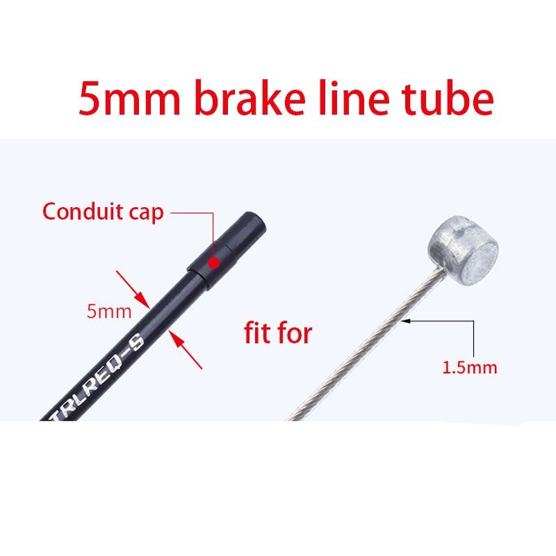 500Mm Berg/Road/Vouwfiets Shift Lijn Buis Case Mtb Fiets Remhendel Draad Buis Fietsen Shift brake Inner Cable Buis