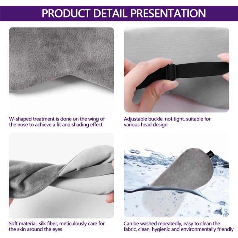 Lavender Heated Eye Mask for Sleeping USB Heated Eye Mask Warm Steam Dry Eye Mask Electric Temperature Heating Eye Mask