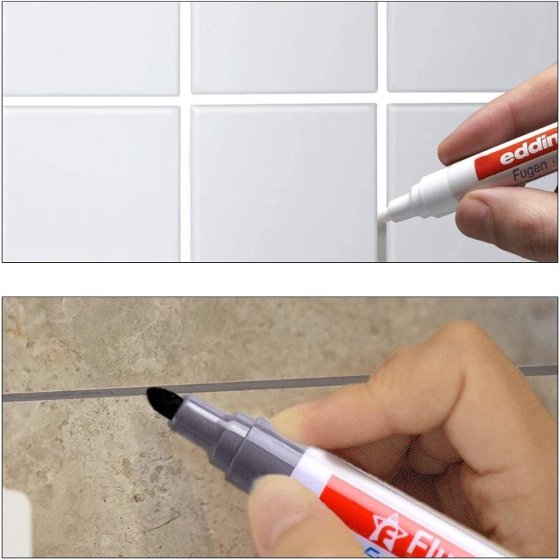 1 Reparación de PC pluma de brecha de reparación no tóxico Color pluma blanca de recarga juntas pluma impermeable Mouldproof cocina limpiador de baño