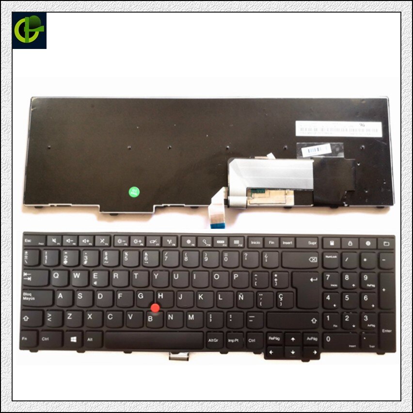 Spanish backlit Keyboard for Lenovo ThinkPad W540 W541 W550s T540 T540p T550 L540 Edge E531 E540 L570 0C44592 Latin LA SP