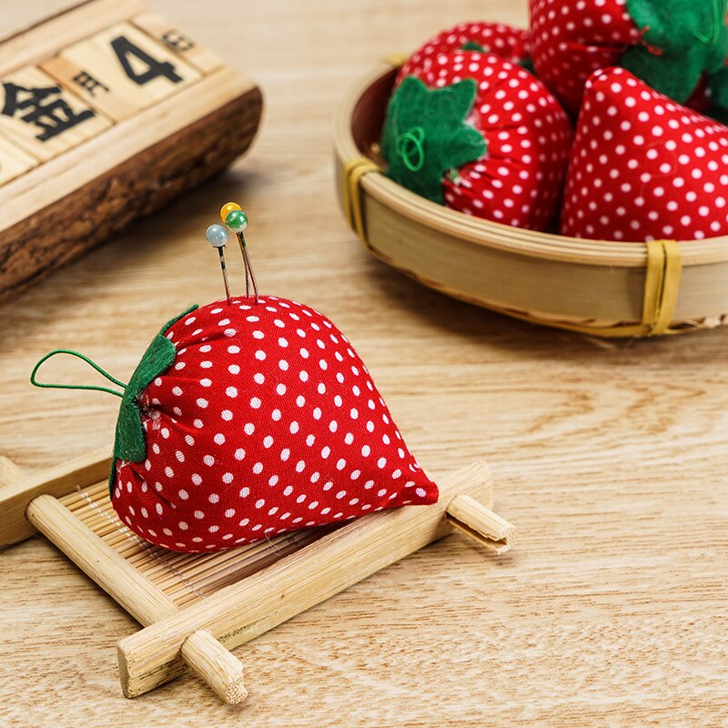 Sewing Pin Cushion DIY Handcraft Tool Stitch Pincushions With Elastic Wrist Belt Needle Cushions Sewing Accessories TJ12201