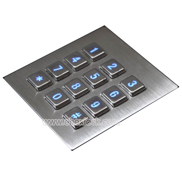 Access Control keypad/Stainless Steel Keypad for Kiosk