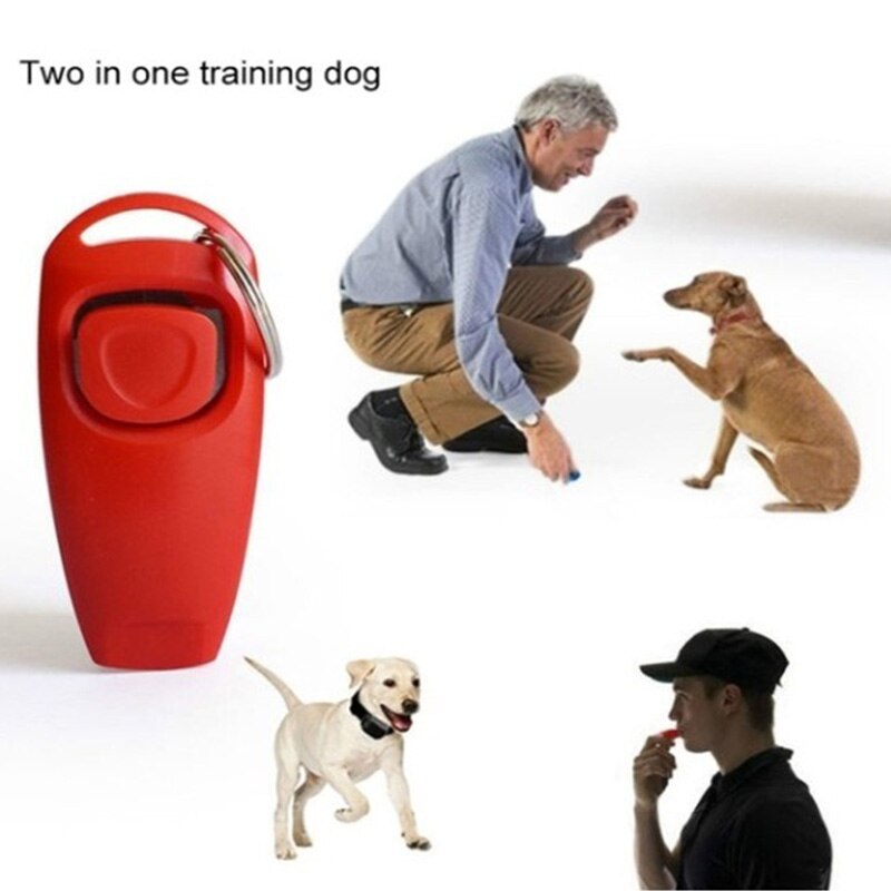 Two together 1 dog training ring pet ring piece + whistle training dog whistle with key chain