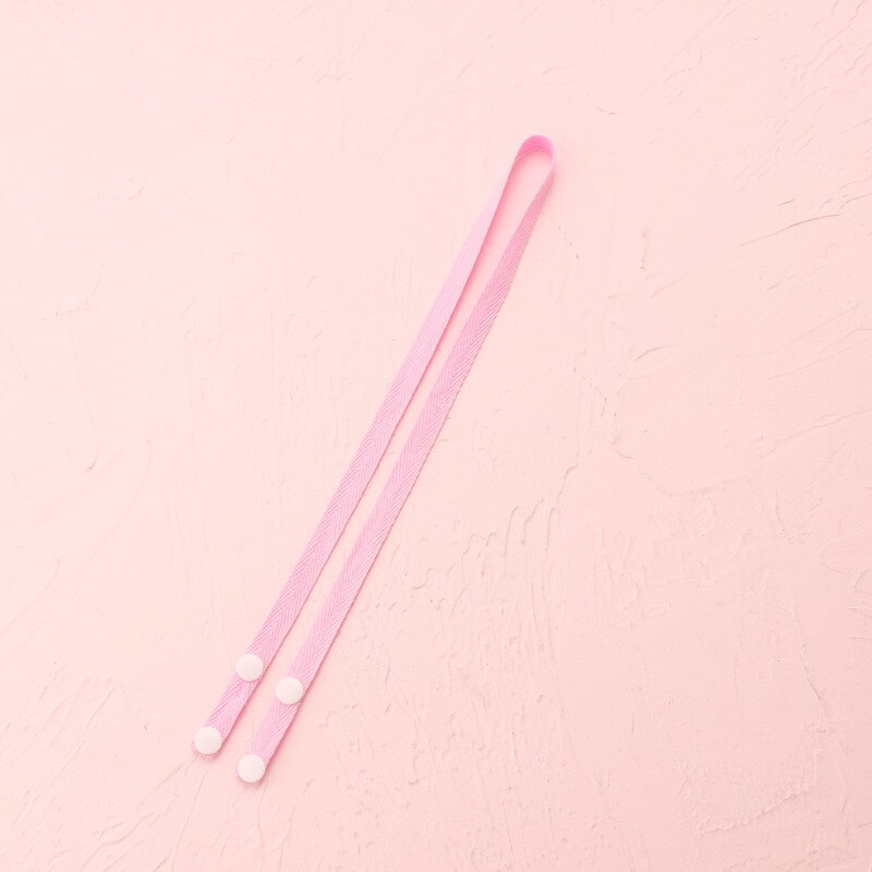 Cuerda colgante para mascarilla, cordón de Color sólido para máscara facial, soporte de cadena sin huellas para colgar en la oreja, para exteriores, para niños y adultos: 15