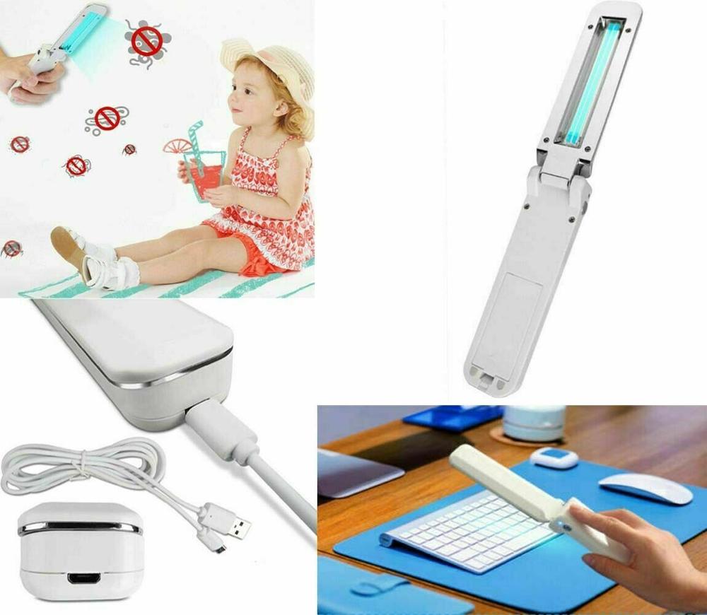 Portable Folding Ultraviolet Healthy Lamp UV Light Home Office Handheld UV Lamp