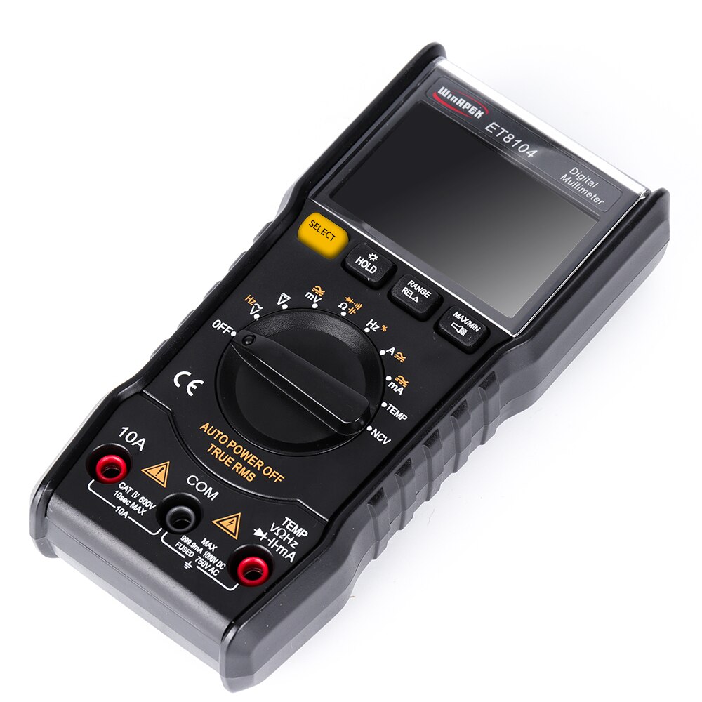 Digital Multimeter Measure Multimeter AC/DC V Voltmeter Ammeter Resistance Meter Display Flashlight Function Meter