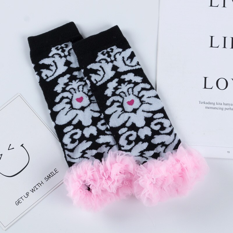 Cute Baby Girl Leg Warmers Legwarmers Birthday Party Cute Socks Kinderkleding Meisjes Legging Infanil Flower Ruffle Leg Warmer: WA157