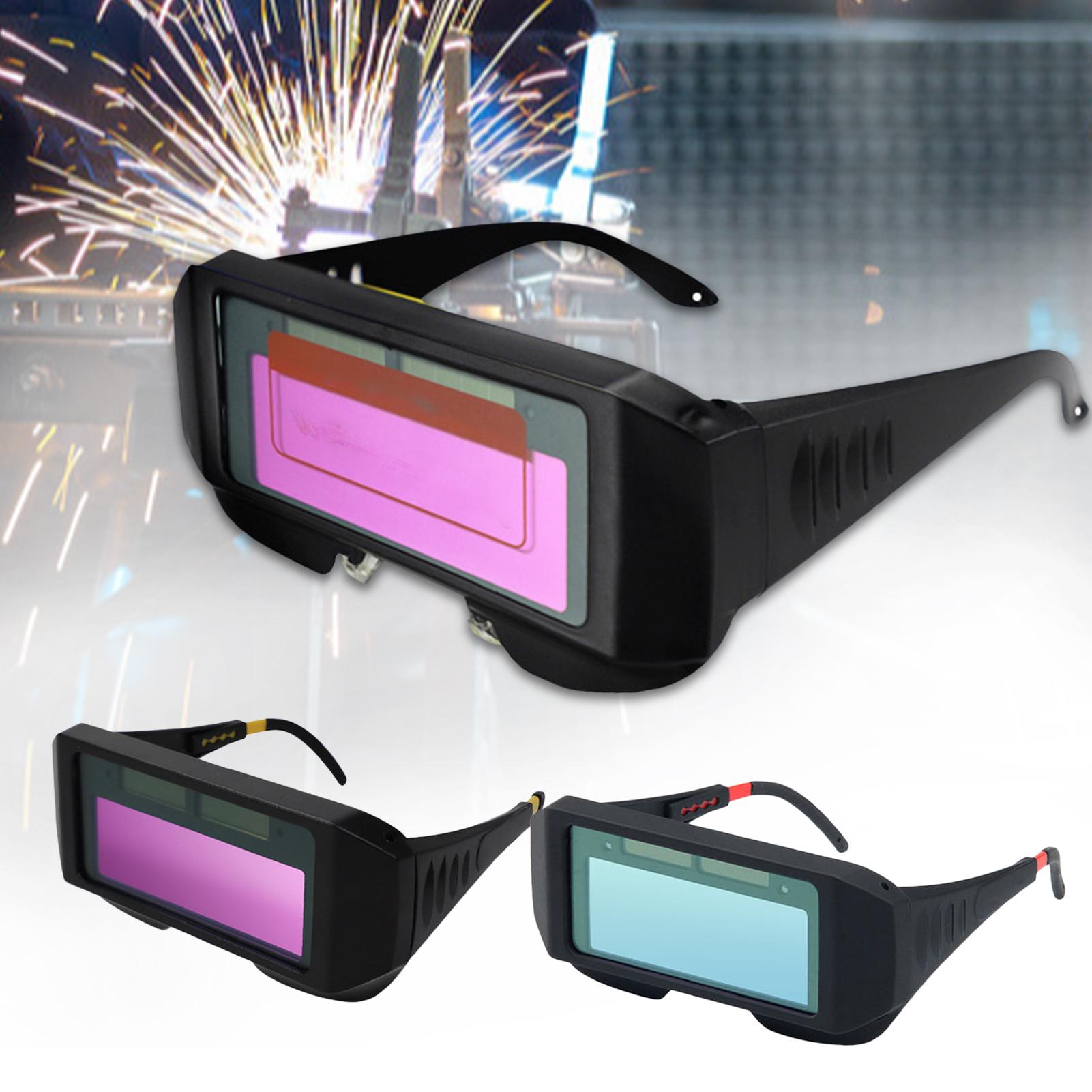 Solar Powered Auto Darkening Electric Welding Glasses Anti-UV Protective Lens Goggles Eyewear Welding Helmet Cap for Soldering