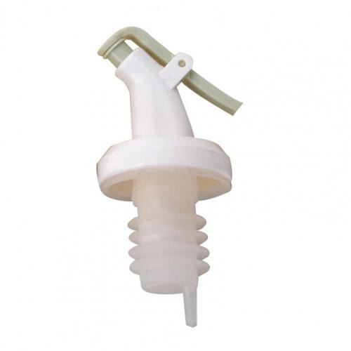 Oil Bottle Pourer Durable Leak-proof Flip Top Olive Oil Dispenser Kitchen Tools Gadget Bar Accessories: Green White Stopper