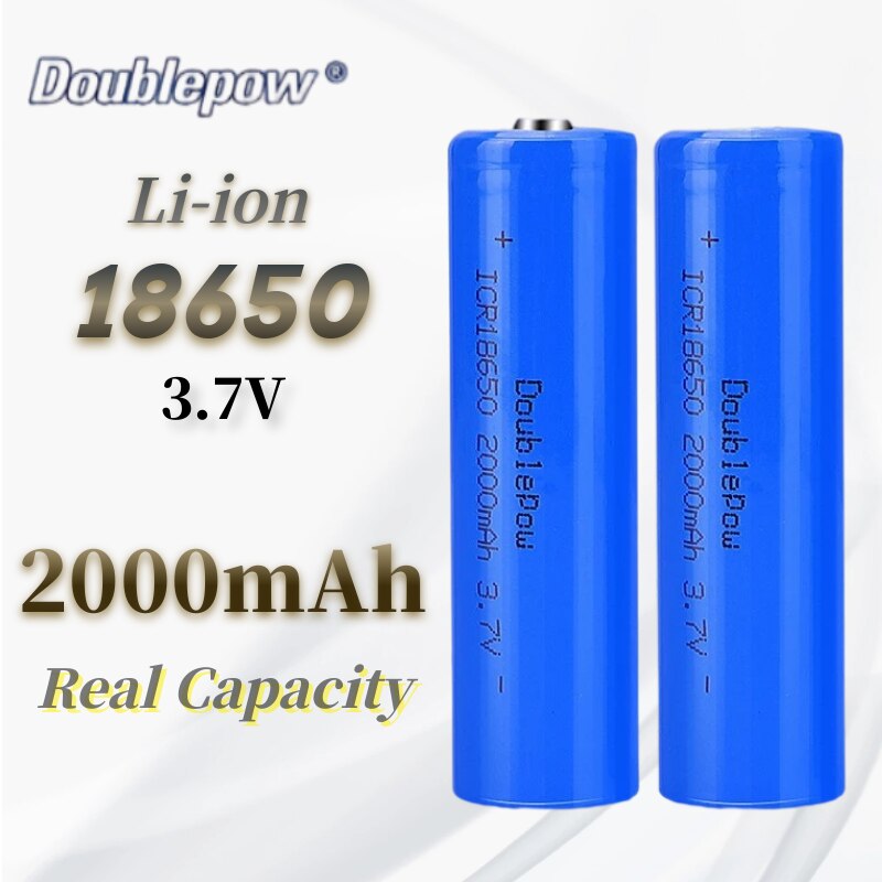 100% capacidade 18650 2200mah 3.7v nova bateria de lítio recarregável original para calculadora de calendário eletrônico