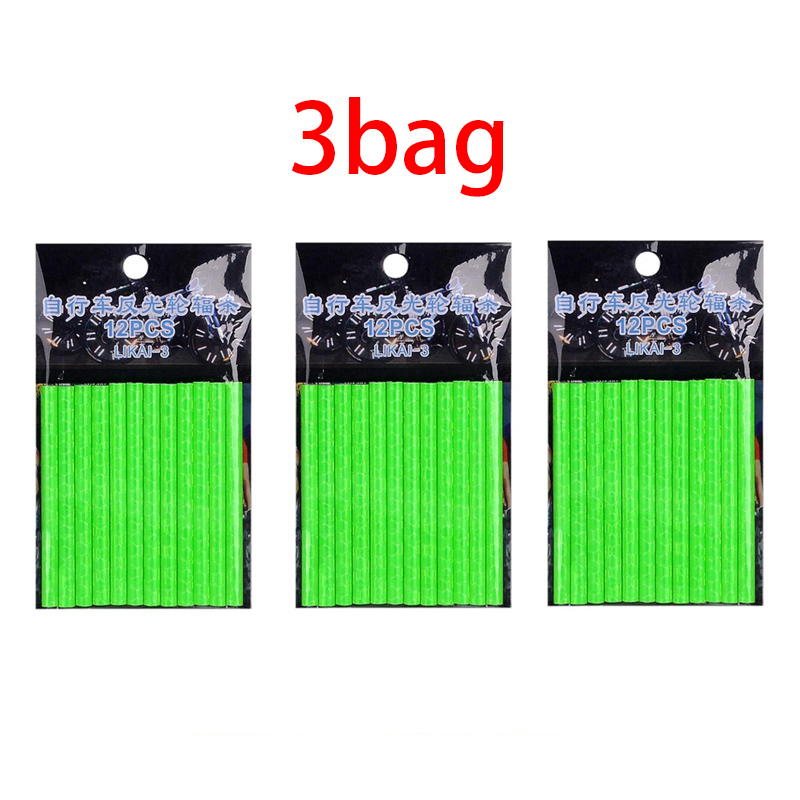 Fahrrad Rad Speichen reflektierende Aufkleber Rohr Streifen Warnleuchte DIY 7,5 cm MTB Fahrrad Reflektor reflektierende Sicherheit Kit: Blau