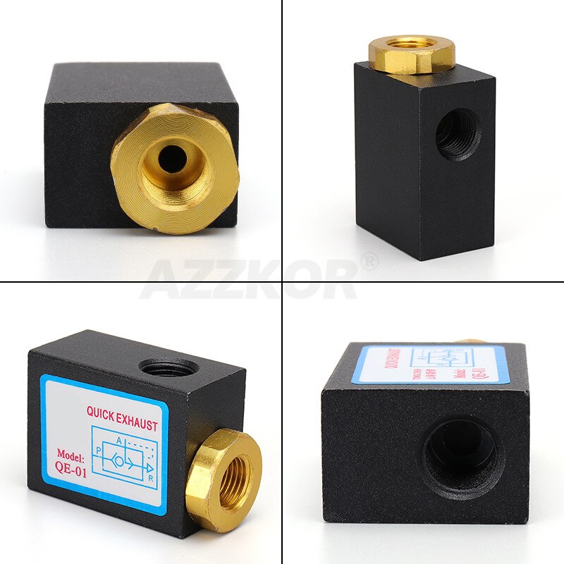 Pneumatic Components Rpid Exhaust Valve Cylinder Rapid Exhaust Valve QE-01 / QE-02 / QE-03 / QE-04 Pipe Fitting Pneumatic Part