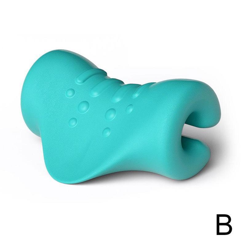 Correction Neck Pillow Gravity Stretch Cervical Spine Vertebra Massage Memory Foam Pillows Orthopedic Latex Pillow: B