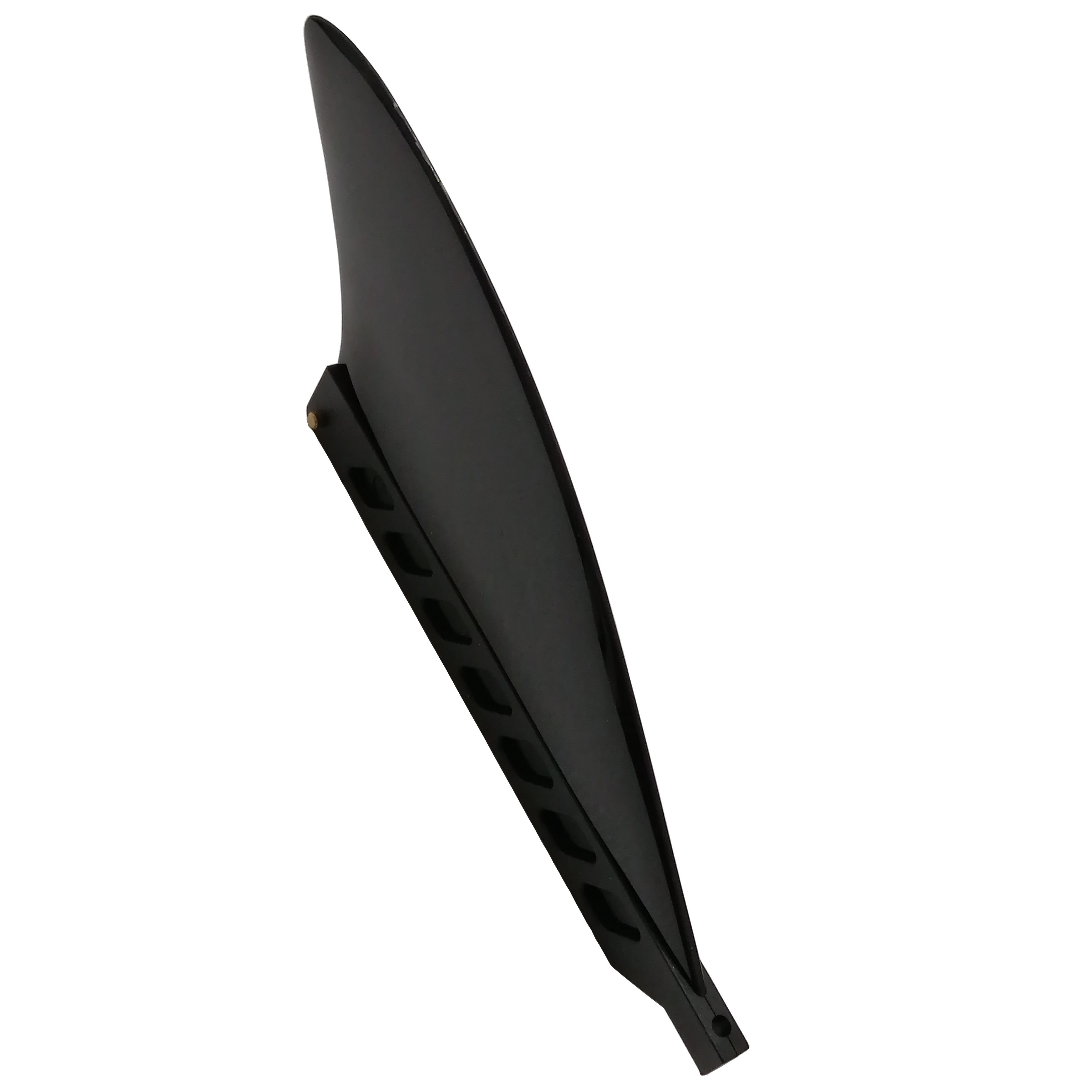 Aileron de sécurité noir souple de 3 pouces, aileron central flexible avec vis pour planche de surf gonflable pour AirSUP de rivière