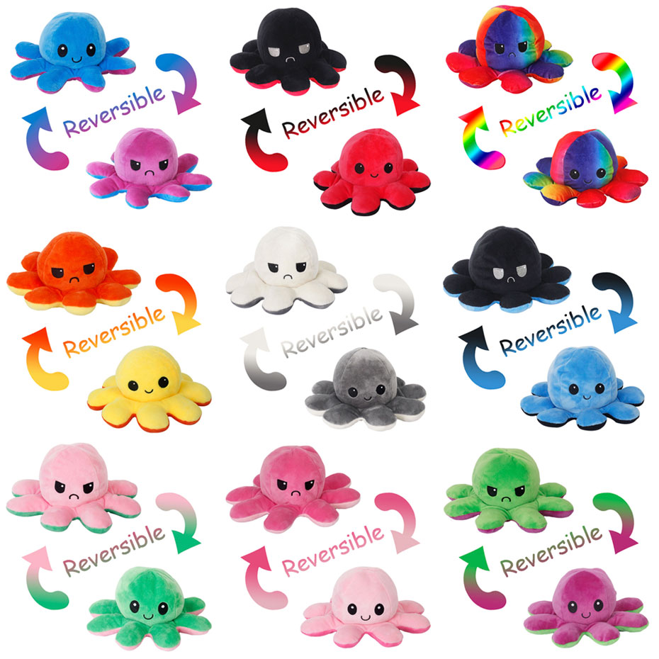 Kawaii Octopus Pillow Stuffed Toy Dolls Soft Simulation Octopus plush doll Cute Home Decoration Accessories for peluches toy