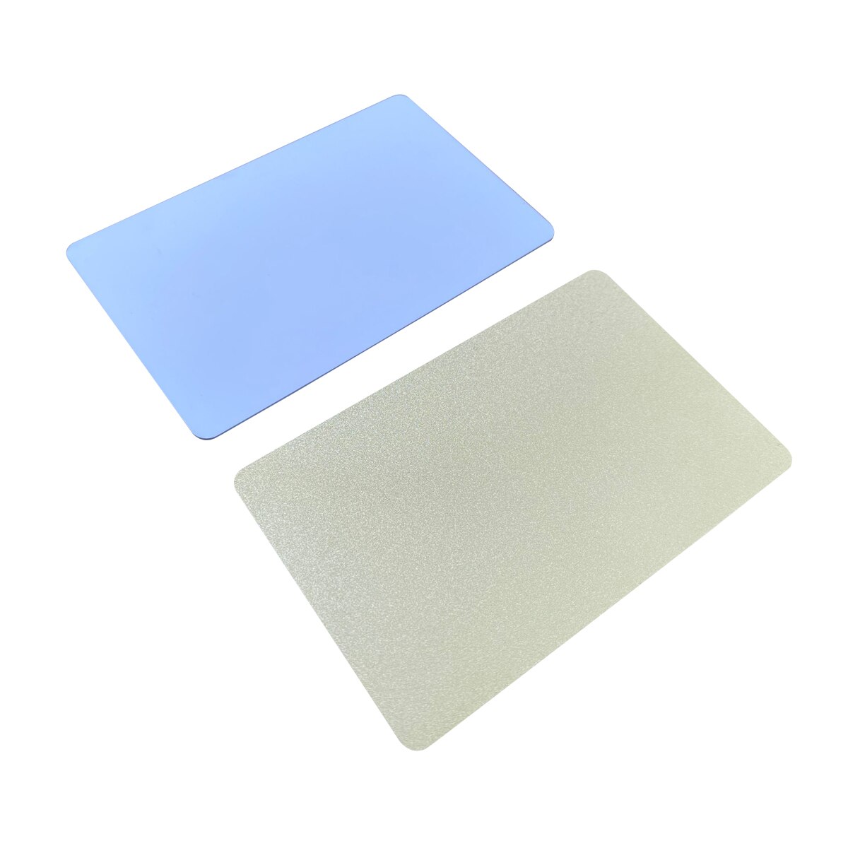 100 tomme udskrivbare pvc plastik foto-id hvid kreditkort 30 mil  cr80: Hvid gylden