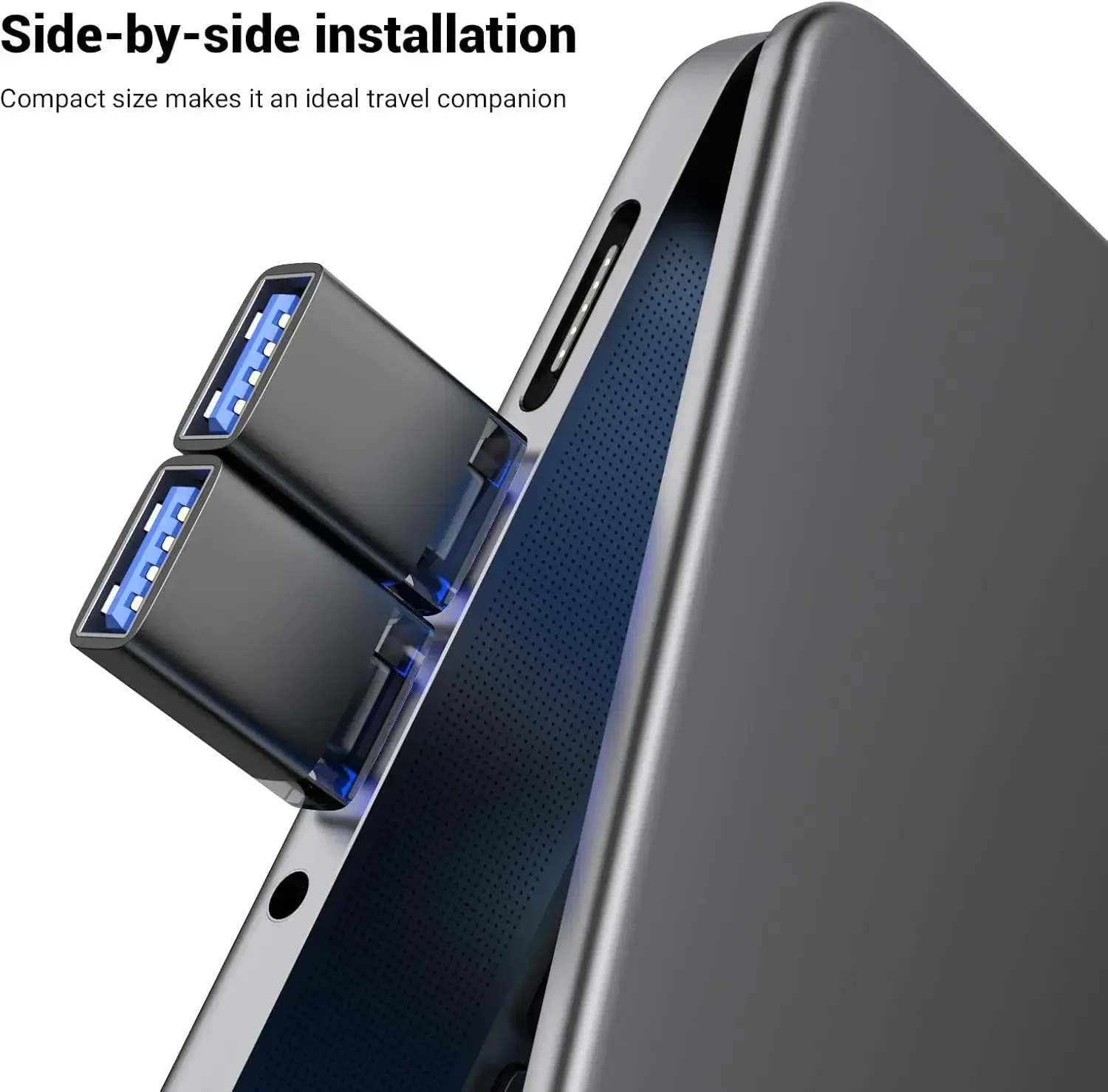 3-1Pcs Type C Male To USB-A 3.0 OTG Data Transfer Adapter Led USB-C to USB 3.0 Converter Phone Connector for Xiaomi Redmi Huawei