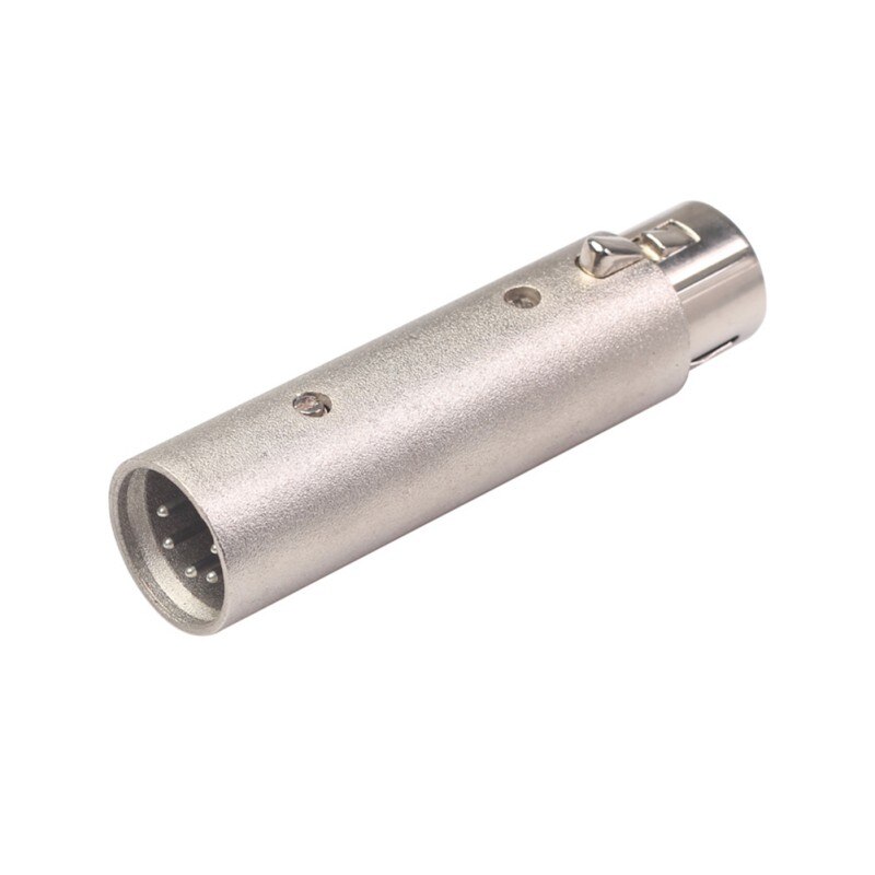 Heißer Konverter 3 Stift XLR weiblich Zu 5 Stift XLR Stecker Adapter Für Camcorder DMX Signal Licht Hochwertige: Default Title