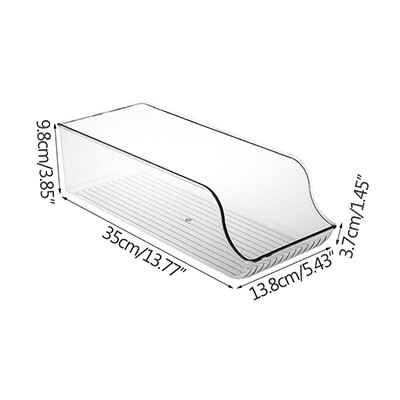 Kuchnia piwo schowek butelka na napoje przezroczyste pudełko wykończeniowe szuflada kuchenna pudełko robić lodówki organizacja: mały