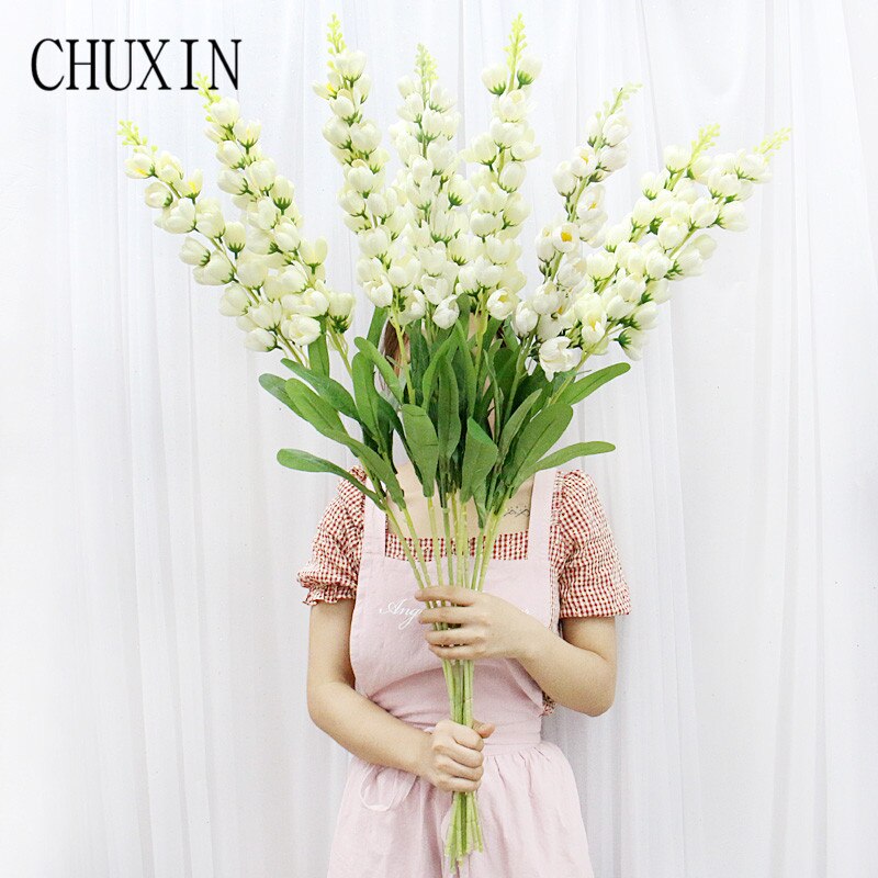 1m kunstplanten campanula huwelijksdecoratie achtergrond kunstbloemen voor thuisfeest welkomstbloem huisdecoratie