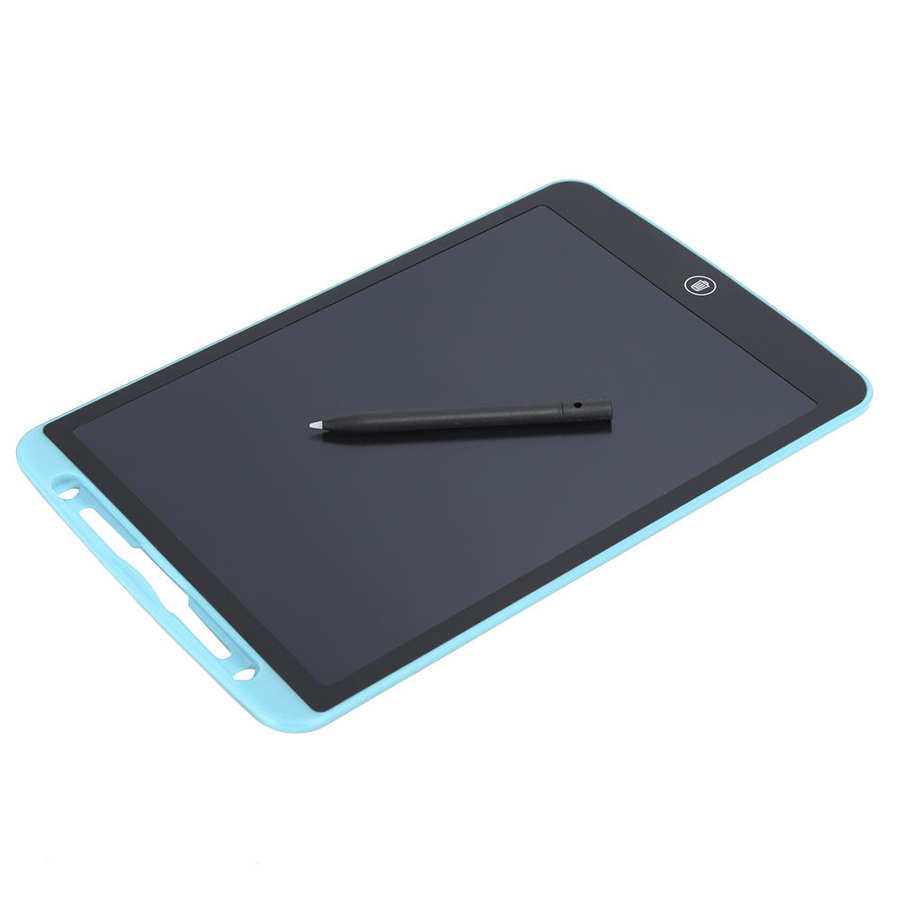 12 ''Lcd Schrijven Pad Licht Energie Elektronische Schoolbord Handschrift Tekentafel Digitale Grafische Tablet Met Pen Schrijven Tafel: Blauw