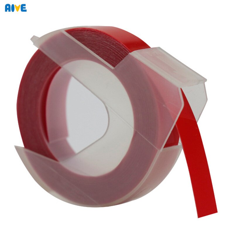Embossing Label Tape - 6mm Width - 5 Pack - Compatible with DYMO 1540 1595 12965 - Plastic