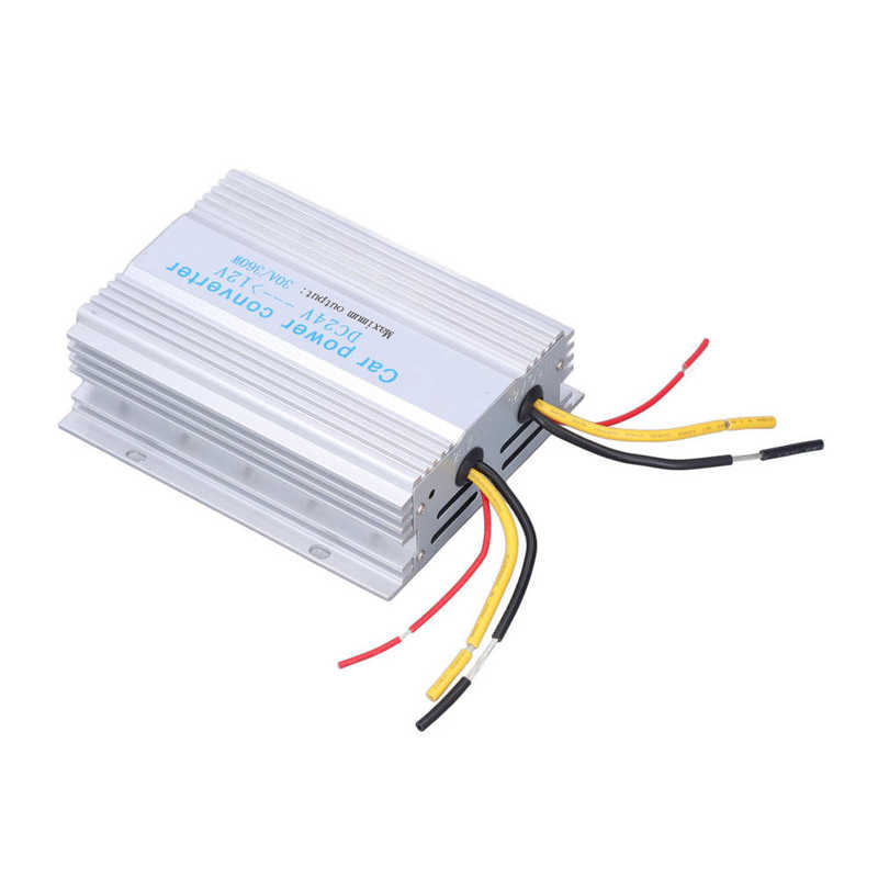 Car Power Converter Buck Transformer Voltage Changer Reducer Regulator DC24V‑12V 30A 360W/240W/180W/120W