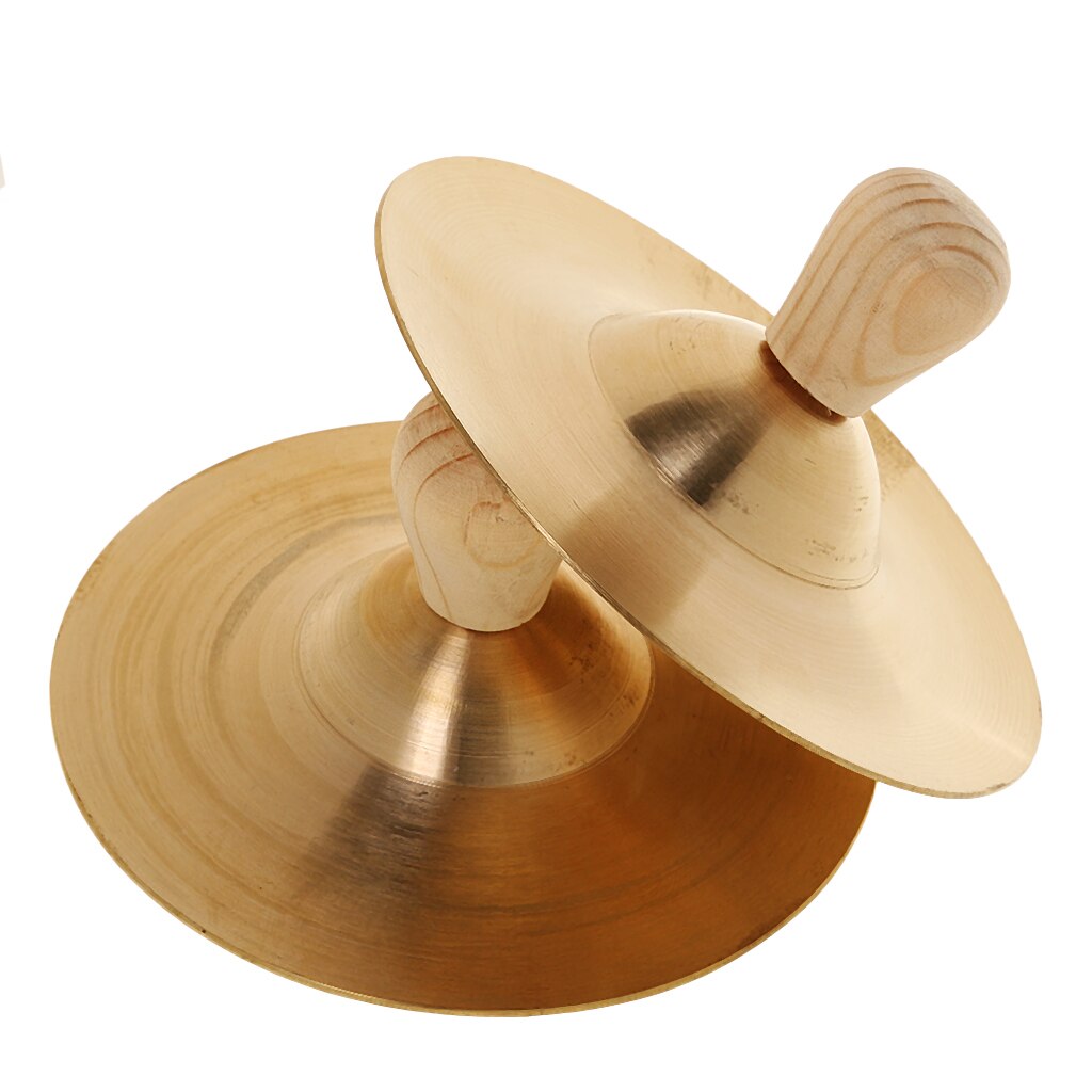 Hand Percussion Copper Cymbals Children Musical Instrument Education Toys Brass