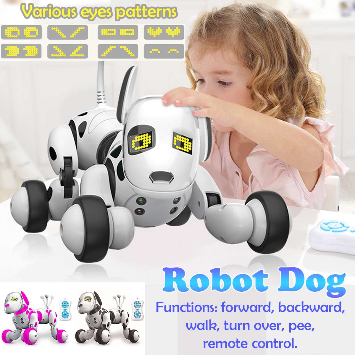 Smart Robot Hond 2.4G Draadloze Afstandsbediening Kinderen Speelgoed Smart Talking Walking Dansen Robot Hond Speelgoed Elektronische Huisdier