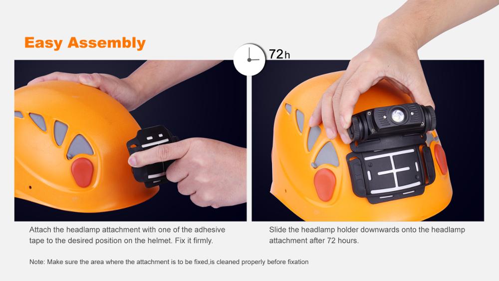 Fenix ALG-03 headlamp attachment for HL55 and HL60R fixation to outdoor or industrial work helmets