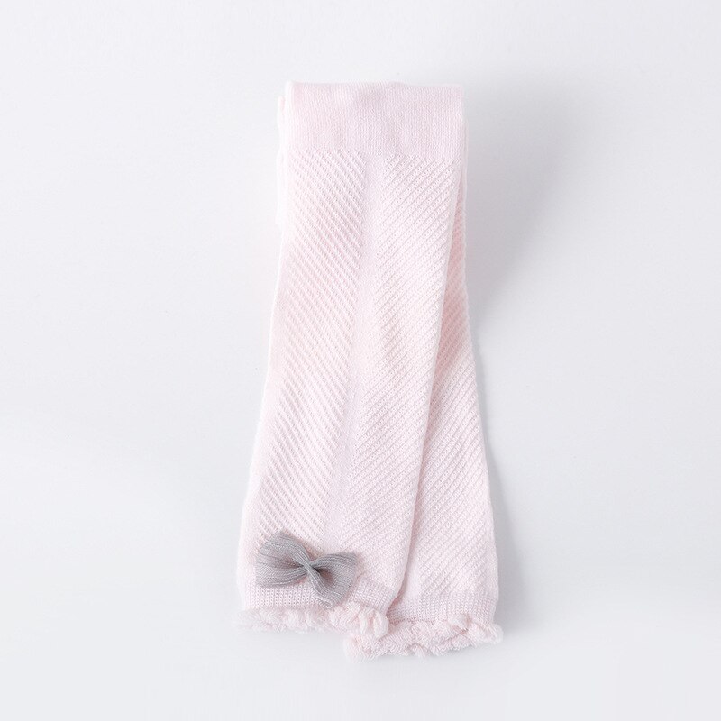 Mallas de malla blancas para bebé, pantalones ajustados de color rosa sólido para niña, pantalones de punto para niño pequeño, ropa transpirable de 0 a 4T, novedad de 2022: 3 / 1-2years