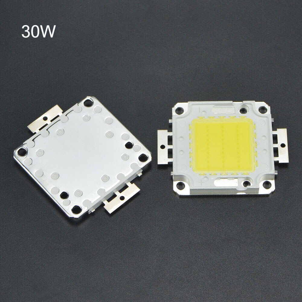 1 Uds. De potencia completa 10W 20W 30W 50W Chip integrado de alta potencia LED Chip DIY lámpara LED soporte de cobre para foco reflector de bombilla