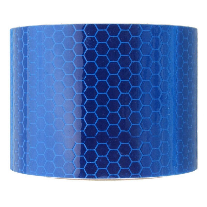 2 Pcs 5 Cm X 3 Meter Tape Waarschuwing Tape Reflector Tape Veiligheid Tape, Blauw & Groen