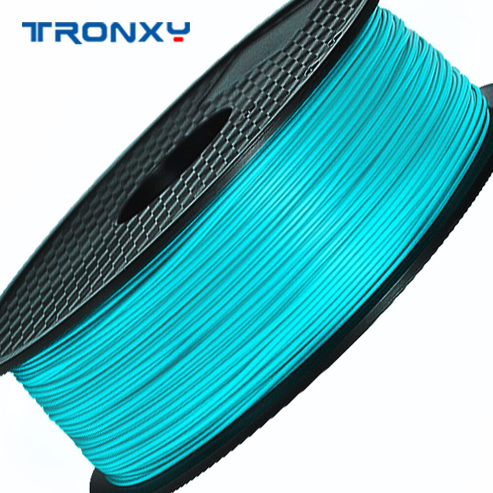 1kg tronxy 3d printer filament accessoires benodigdheden pla/abs 1.75mm printmateriaal diverse soorten kleuren kiezen: Cyaanblauw