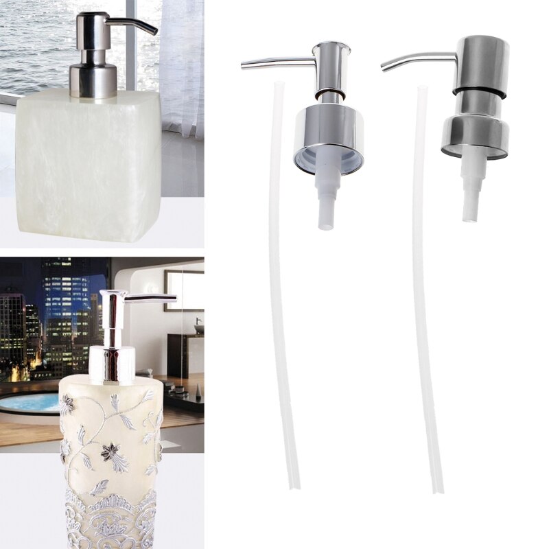 1Pc 304 Stainless Steel Hand Soap Dispenser Nozzle for Bathroom Kitchen Foam Liquid Soap Products Nozzle Accessories