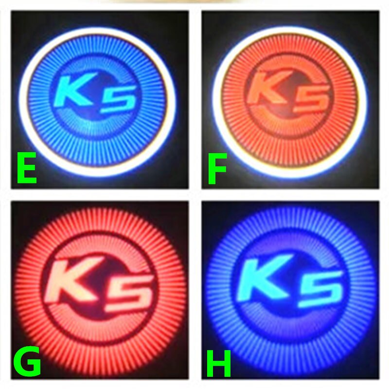 De Deur Led Verlichting, Auto Gewijd Welkom Lichten, Deur Projectielamp Voor Kia K5 , K5, 2 Stuk/partij
