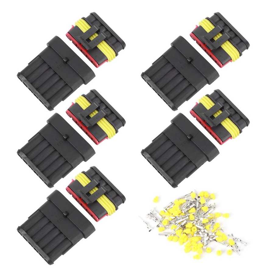 Waterproof Electrical Connector Kit Safe Waterproof Electrical Connector for Scooters Motorcycles