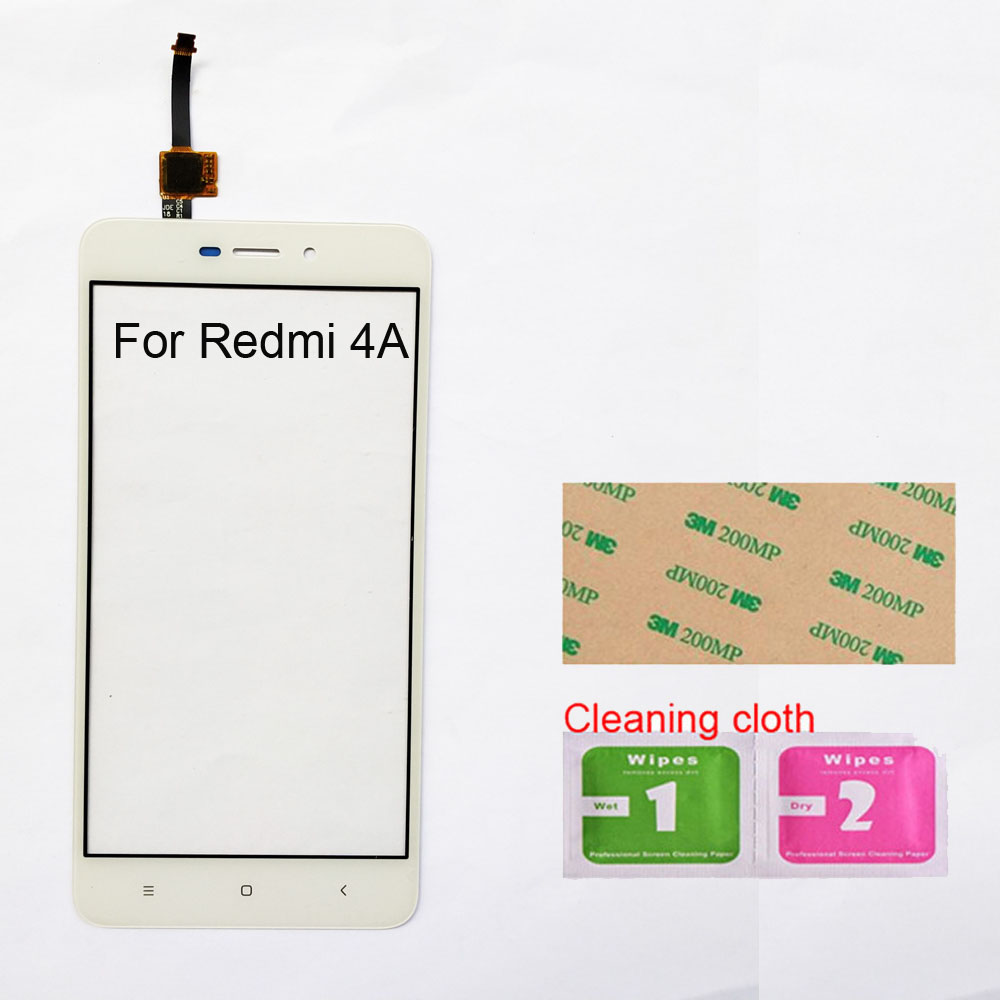 5.0 ''ekran dotykowy robić Xiaomi Redmi 4A 4X ekran dotykowy Digitizer czujnik wymiana panelu szklanego: 4A biały