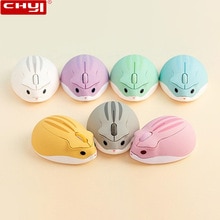 2.4G Wireless Mouse Hamster Cartoon Ergonomic 1200DPI 3D Optical Gaming With Mouse Pad Kids For PC Laptop