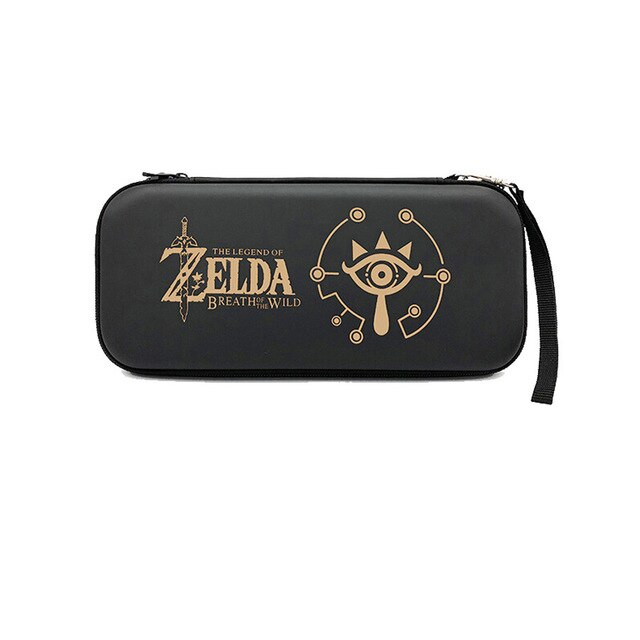 Nintendoswitch-bolsa protectora de carcasa dura con patrón 3D, funda de transporte para consola de Nintendo Switch y accesorios, novedad de: Zelda3