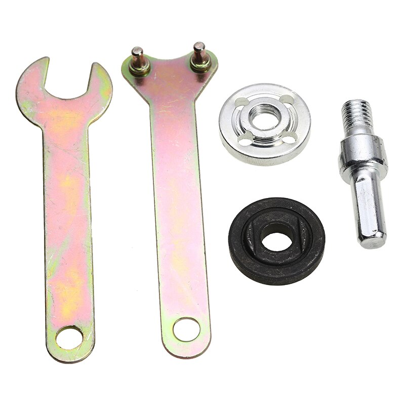 Inner Outer Nut Spanner Adapter Tools Kit For Angle Grinder Replacement Accessories Angle Die Grinder Disc Holder Wrench