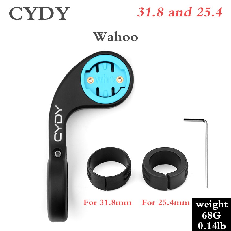 CYDY Garmin-soporte para ordenador de bicicleta, Edge 25, 130, 200, 520, 820, 1000, Bryton Rider 320, 420, 530, 860, Wahoo, ciclismo de montaña: CYDY For Wahoo Only