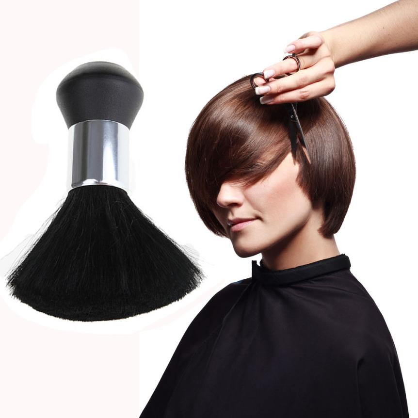 Brosse de cou noir coiffure styliste barbiers Salon cheveux coupe cou Duster brosse rasage brosse homme barbier brosse
