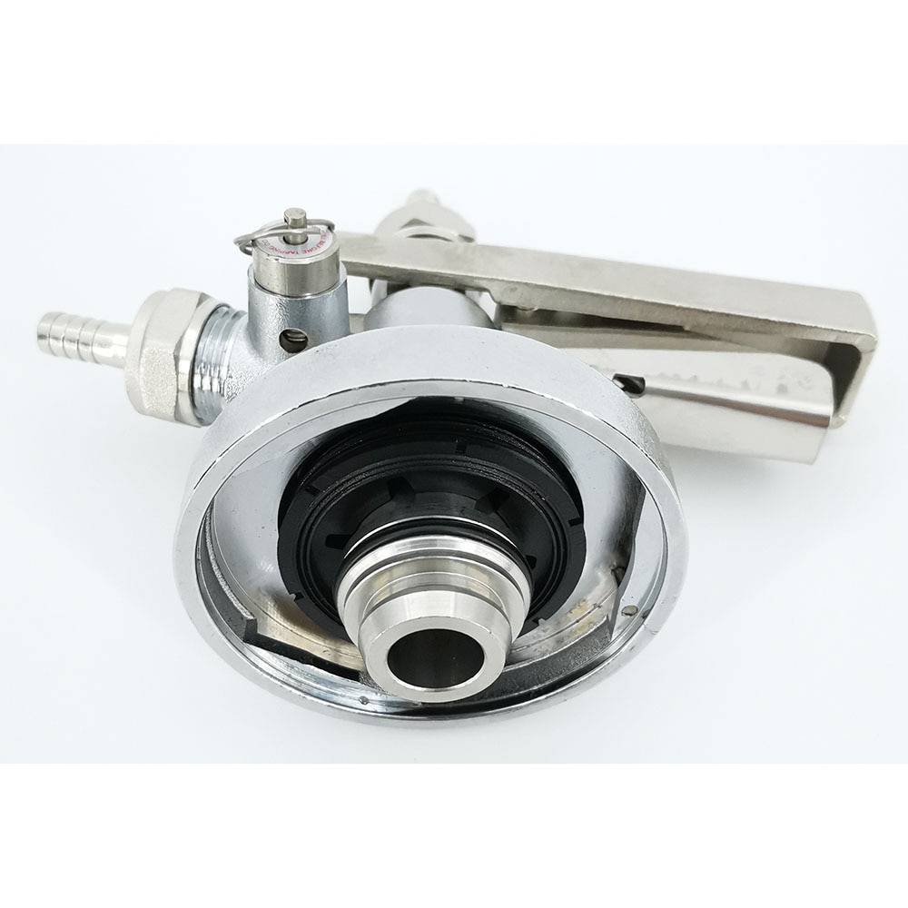 F type beer coupler, keykeg coupler