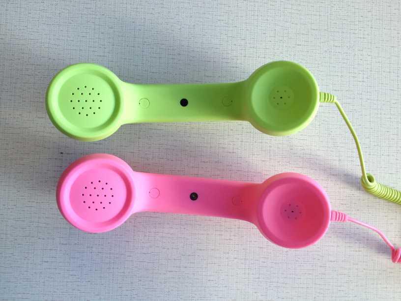 3.5mm Retro Classic Telephone Cell Phone Handset Receiver For Android IPhone For xiaomi Huawei Samsung iphone