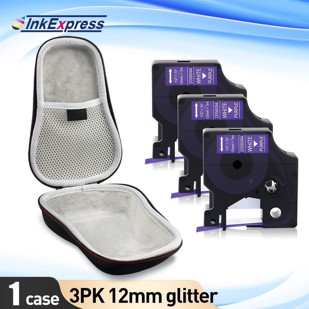Przenośna drukarka do etykiet skrzynka dla Dymo LabelManager 160 280 drukarka etykiet COLORPOP EVA Box LM160 torba ochronna torba 45013 taśma: 1 Case-Set 20