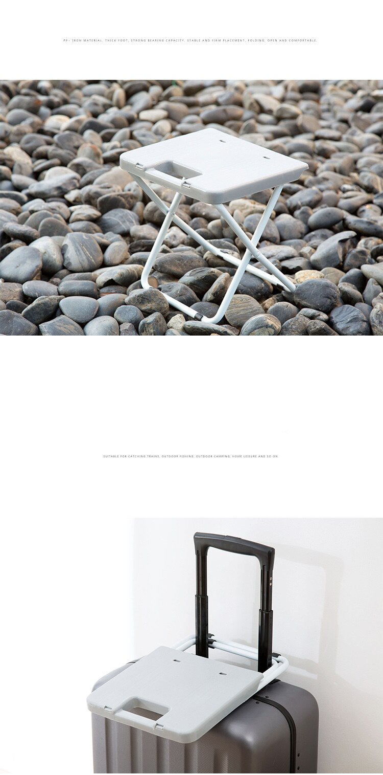 mini sedia pieghevole portatile pesca tutto'aperto campeggio viaggio picnic sgabello sedia adulto plastica piccola sedia casa sedia panca