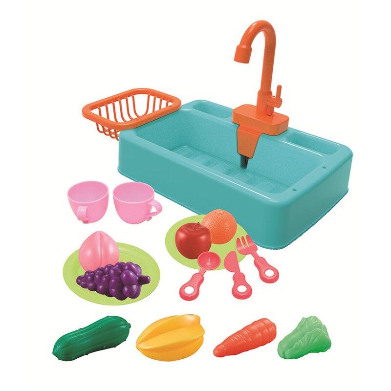 Children's Simulation Kitchen Prop Toys Spray Water Dinnerware Cooking Utensils set Play House Pretend Cookware Kids